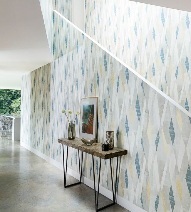 Vertices Wallpaper - Blush/Clay - HGEO111701 - Harlequin - Premier Wallcovering