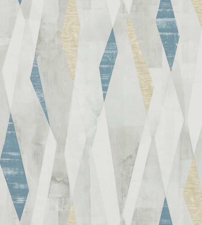 Vertices Wallpaper - Ink/Gold - HGEO111704 - Harlequin - Premier Wallcovering