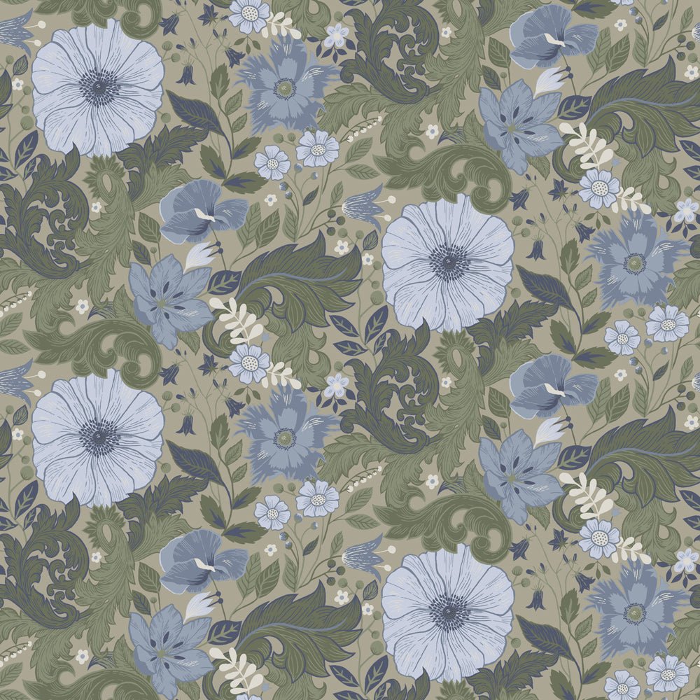 Victor Wallpaper - Light Gray - Midbec - 13134 - Premier Wallcovering