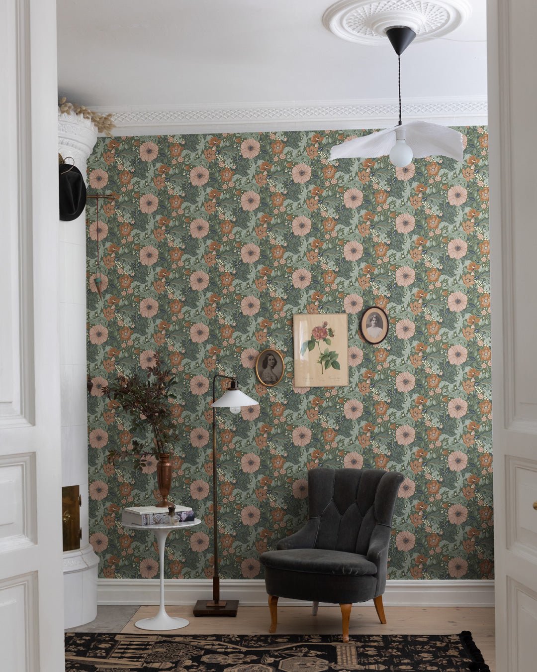 Victor Wallpaper - Green - Midbec - 13113 - Premier Wallcovering