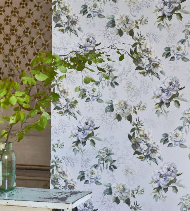 Victorine Wallpaper - Vanilla - PDG1051/01 - Designers Guild - Premier Wallcovering