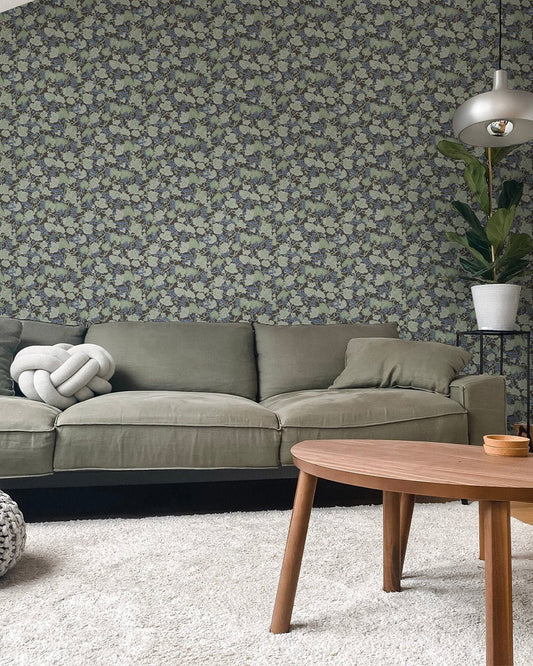 Vinbärsplock Wallpaper - Green - Midbec - 26020 - Premier Wallcovering