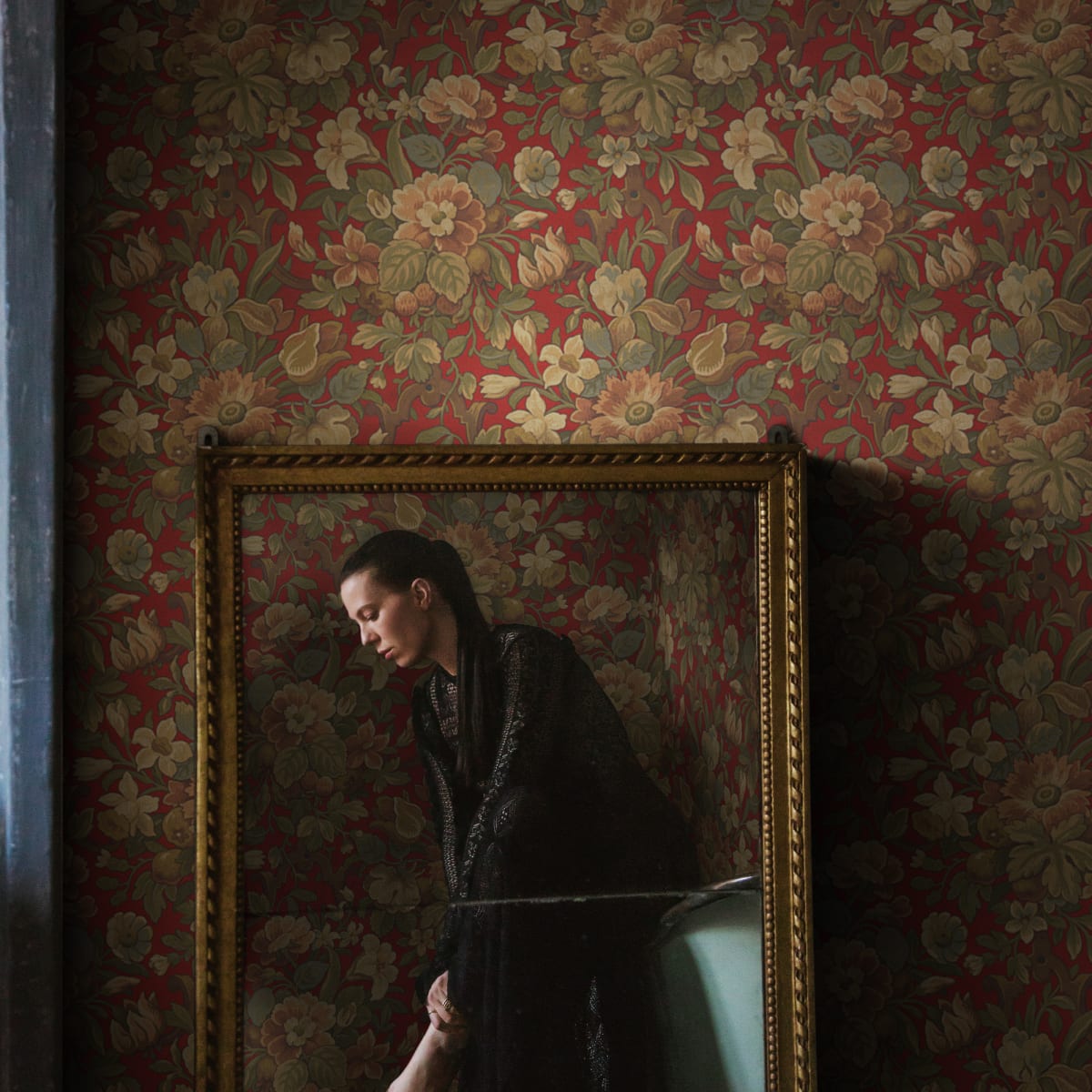 Vintage Garden Wallpaper - Velvet - Rebel Walls - R19269 - Premier Wallcovering