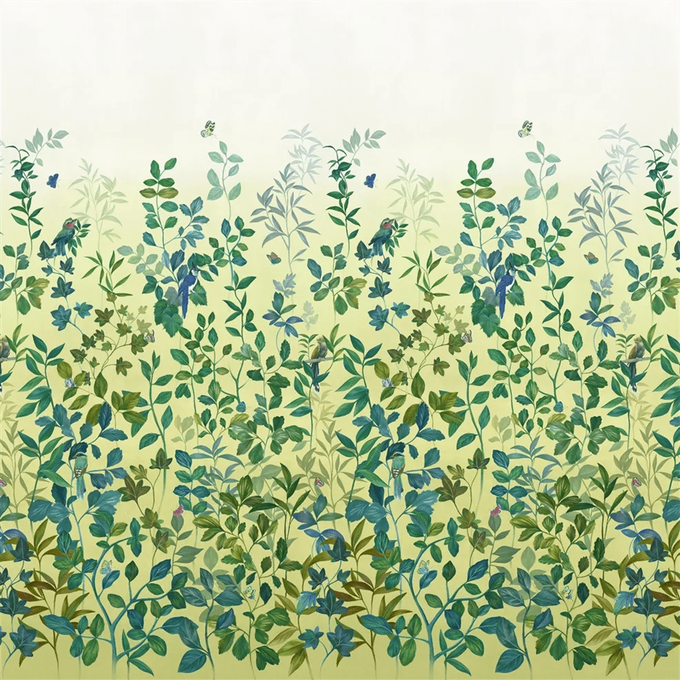 Voliere Wallpaper - Lemongrass - PDG1171/01 - Designers Guild - Premier Wallcovering