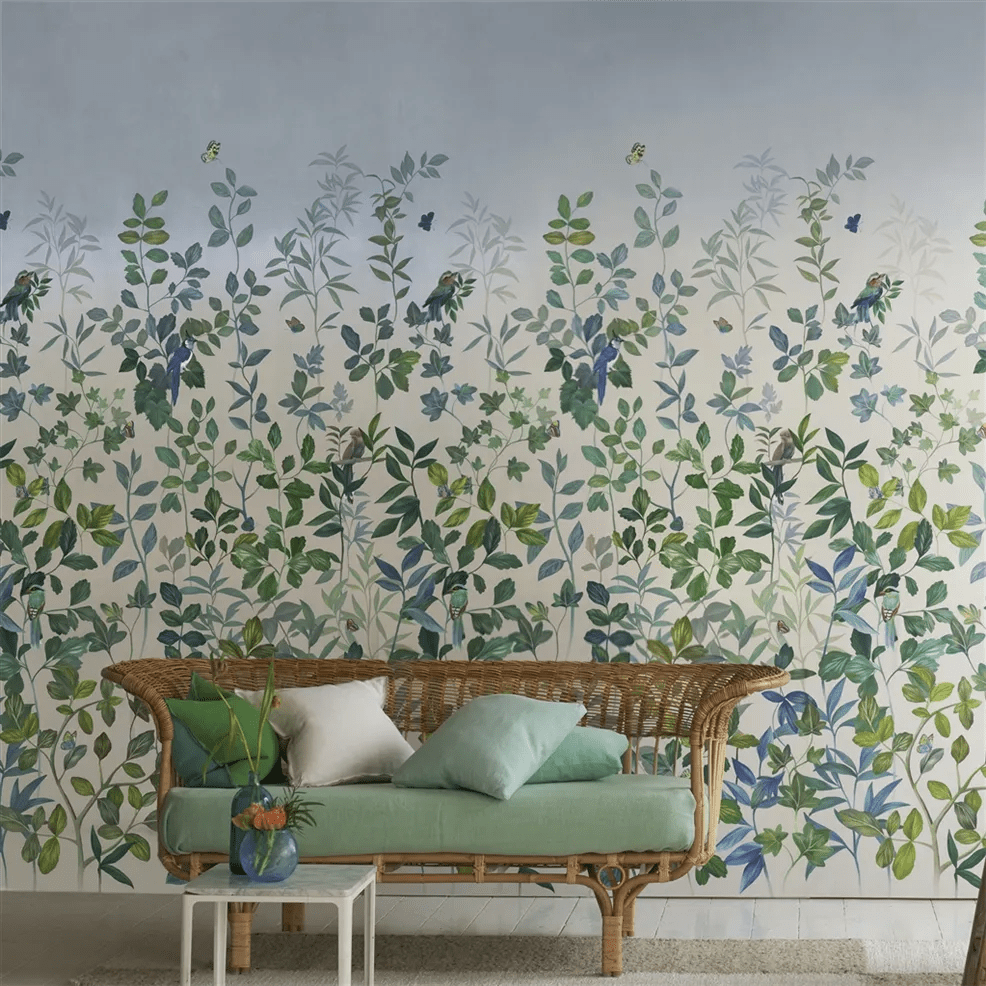 Voliere Wallpaper - Sky - PDG1171/02 - Designers Guild - Premier Wallcovering