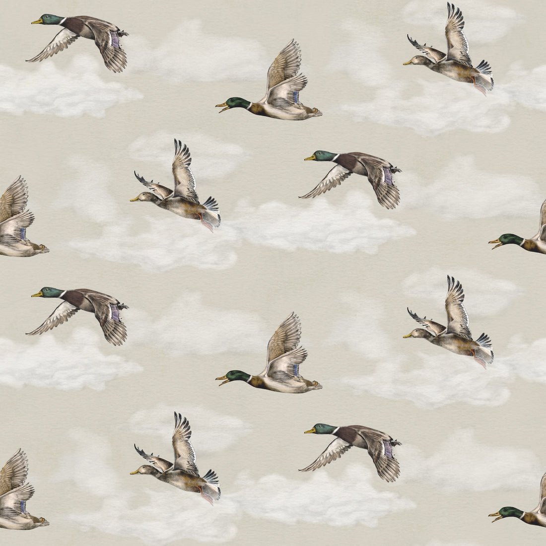 Voyage, Petit Wallpaper - Soft Sand - Summer Gray - Premier Wallcovering