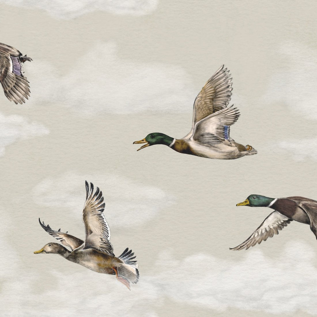 Voyage Wallpaper - Soft Sand - Summer Gray - Premier Wallcovering