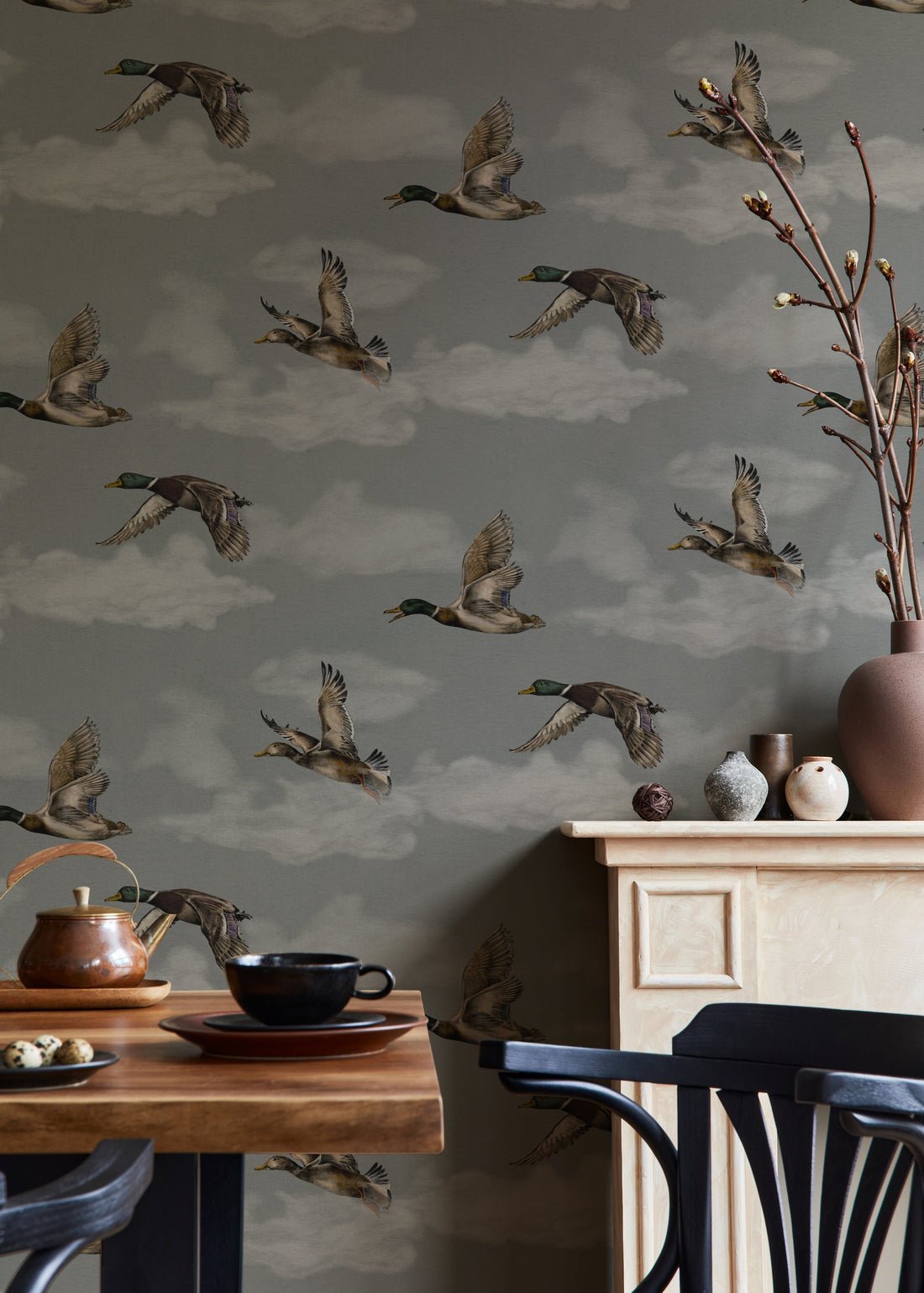 Voyage Wallpaper - Nordic Grey - Summer Gray - Premier Wallcovering