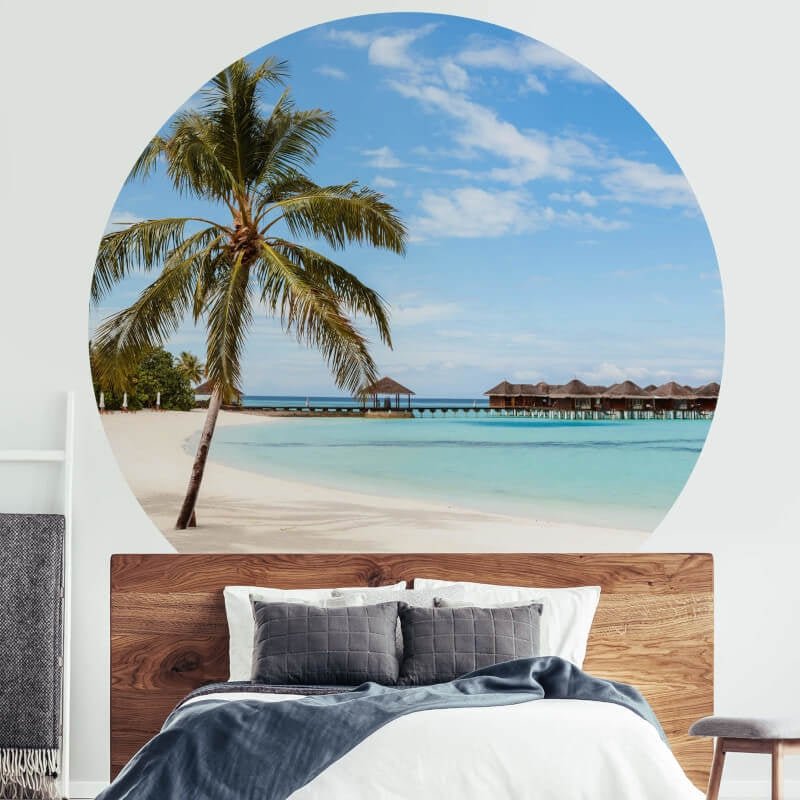 Maledives Wall Mural - Multi - Anaglypta - 5574-R - Premier Wallcovering