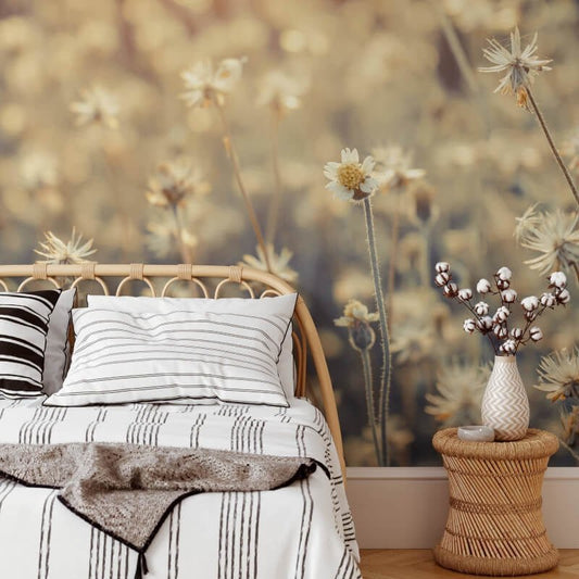 Mexican Daisy Wall Mural - Multi - Anaglypta - 5513-8 - Premier Wallcovering