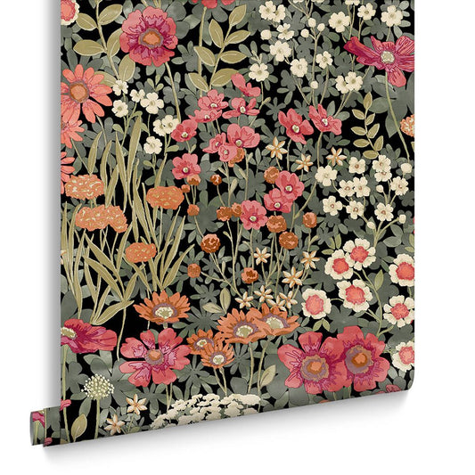Wallflower Wallpaper - Night Garden - Graham & Brown - 120628 - Premier Wallcovering