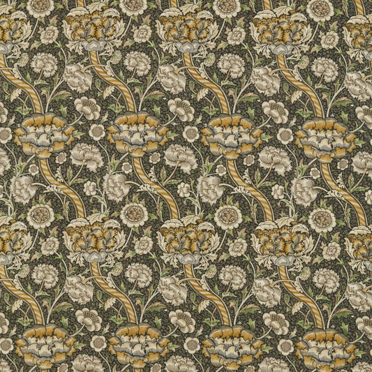 Wandle Fabric - Blue/Stone - Morris & Co - 226396 - Premier Wallcovering