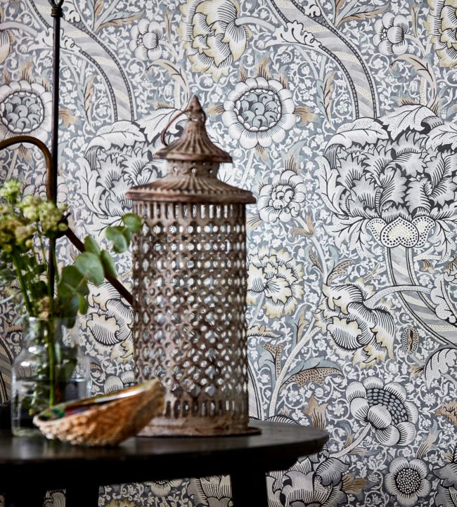 Wandle Wallpaper - Grey/Stone - 216423 - Morris & Co - Premier Wallcovering