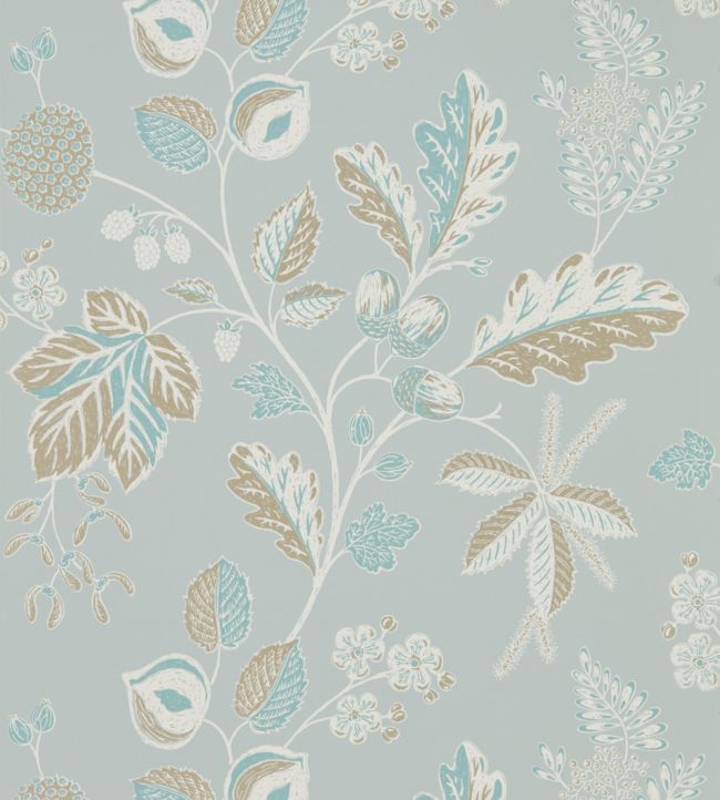 Warwick Wallpaper - Blue Grey - DYSI216617 - Sanderson - Premier Wallcovering