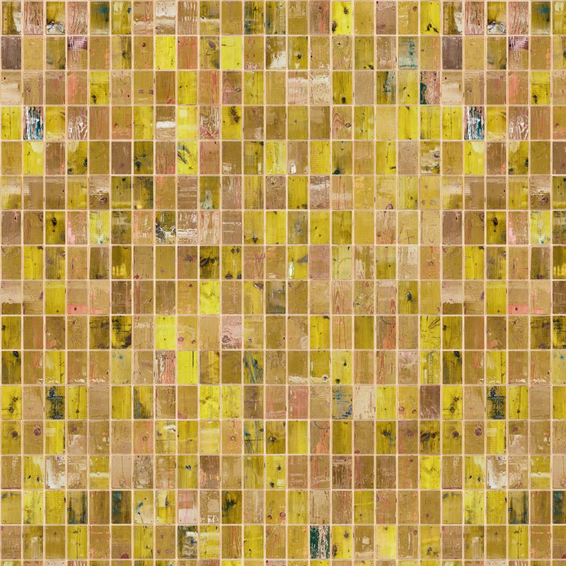 Waste Tiles Wallpaper - Yellow - NLXL - PHE - 23 - Premier Wallcovering