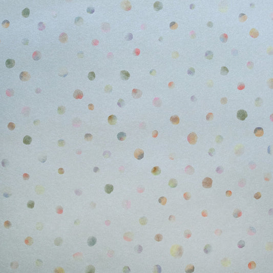 Watercolor Dots Great Kids Wallpaper - Light Blue - Hohenberger - 26837 - Premier Wallcovering