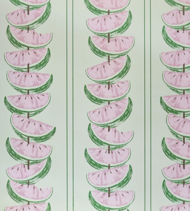 Watermelon Wallpaper - Pink / Green - BG1800102 - Barneby Gates - Premier Wallcovering