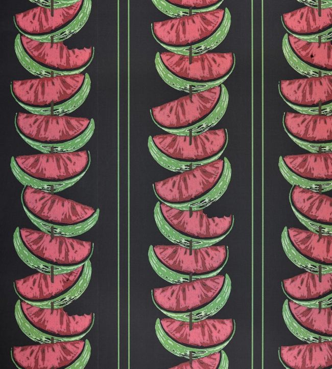 Watermelon Wallpaper - Charcoal - BG1800101 - Barneby Gates - Premier Wallcovering