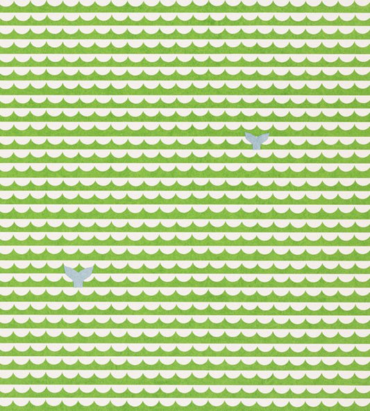 We Sailed Away Wallpaper - Grass - Christopher Farr Cloth - CFW225 - 22 - Premier Wallcovering