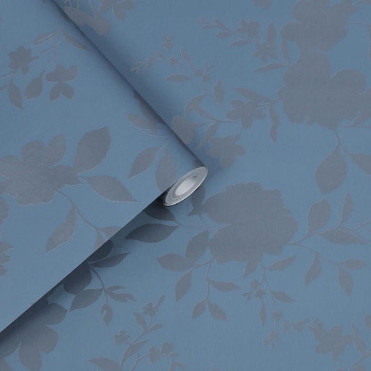 Westbourne Wallpaper - Midnight Blue - Laura Ashley - 118484 - Premier Wallcovering