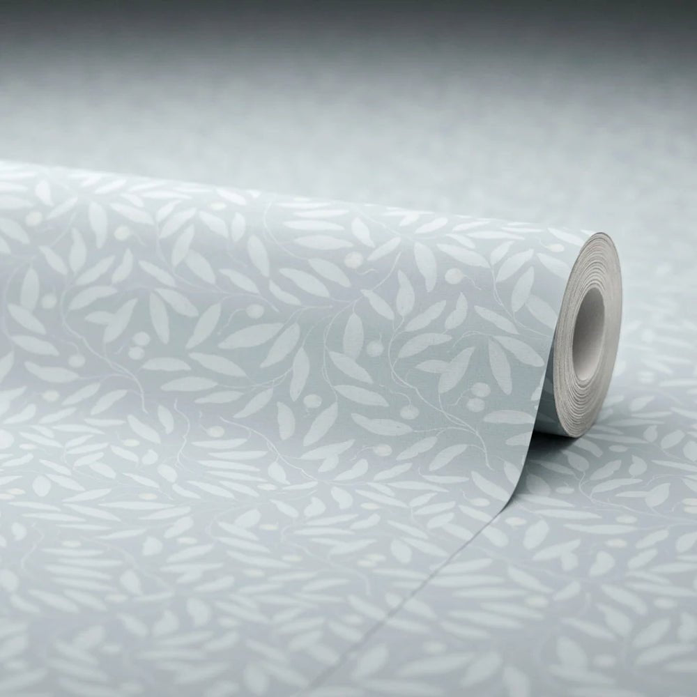 Whispering Leaves Wallpaper - Mineral Mist - LAN100373 - Lucie Annabel - Premier Wallcovering