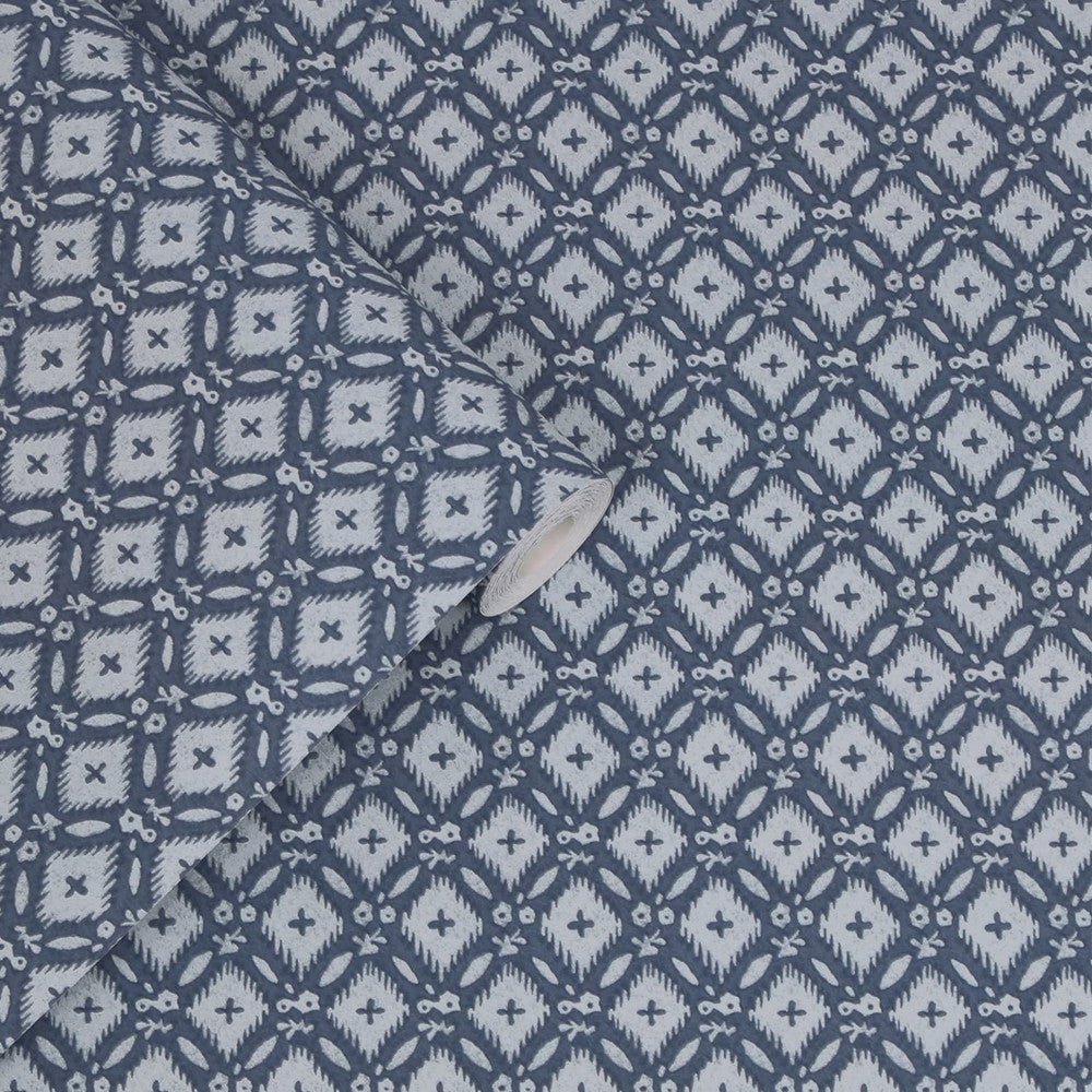 Whitebrook Wallpaper - Dusky Seaspray Blue - Laura Ashley - 121071 - Premier Wallcovering