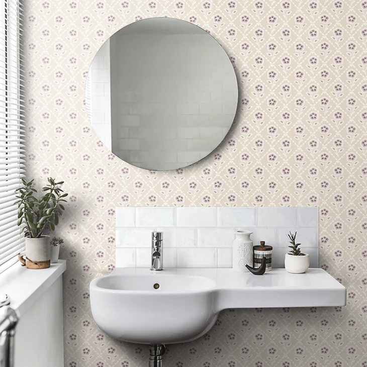 Whitehall Wallpaper - Cassis - Little Greene - 0284WHCASSI - Premier Wallcovering