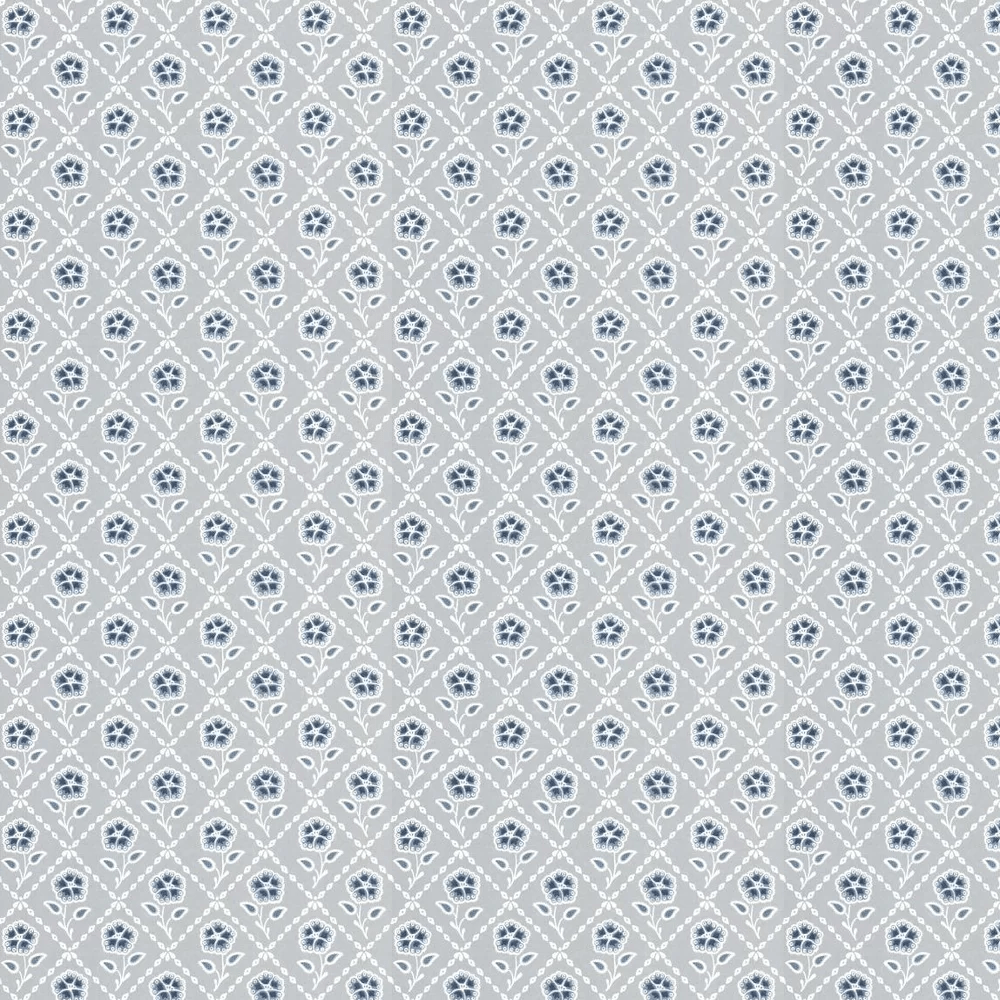 Whitehall Wallpaper - Prussian - Little Greene - 0284WHPRUSS - Premier Wallcovering