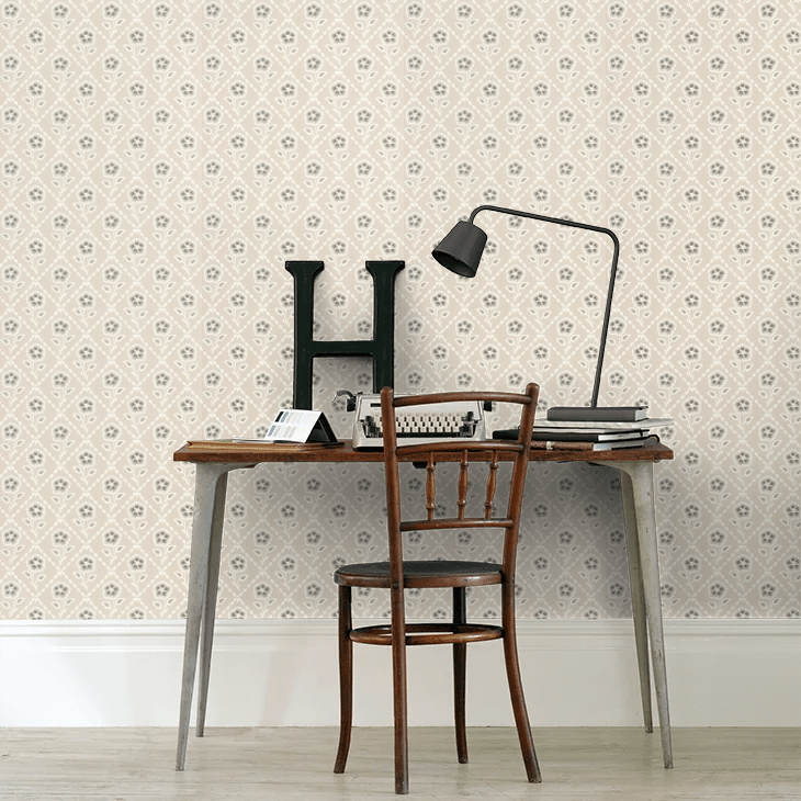 Whitehall Wallpaper - Pebble - Little Greene - 0284WHPEBBL - Premier Wallcovering