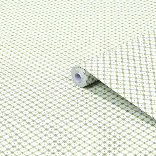 Wickerwork Wallpaper - Leaf Green - Laura Ashley - 119848 - Premier Wallcovering