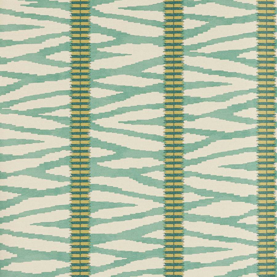 Wilder Wallpaper - Teal - J188W - 02 - Jane Churchill - Premier Wallcovering