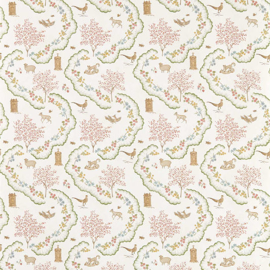 Wildflower Meadow Wallpaper - Pearl - Sanderson - DHIP217483 - Premier Wallcovering