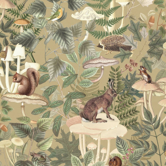 Wildlife Creek Wallpaper - Fall - Rebel Walls - R18003 - Premier Wallcovering