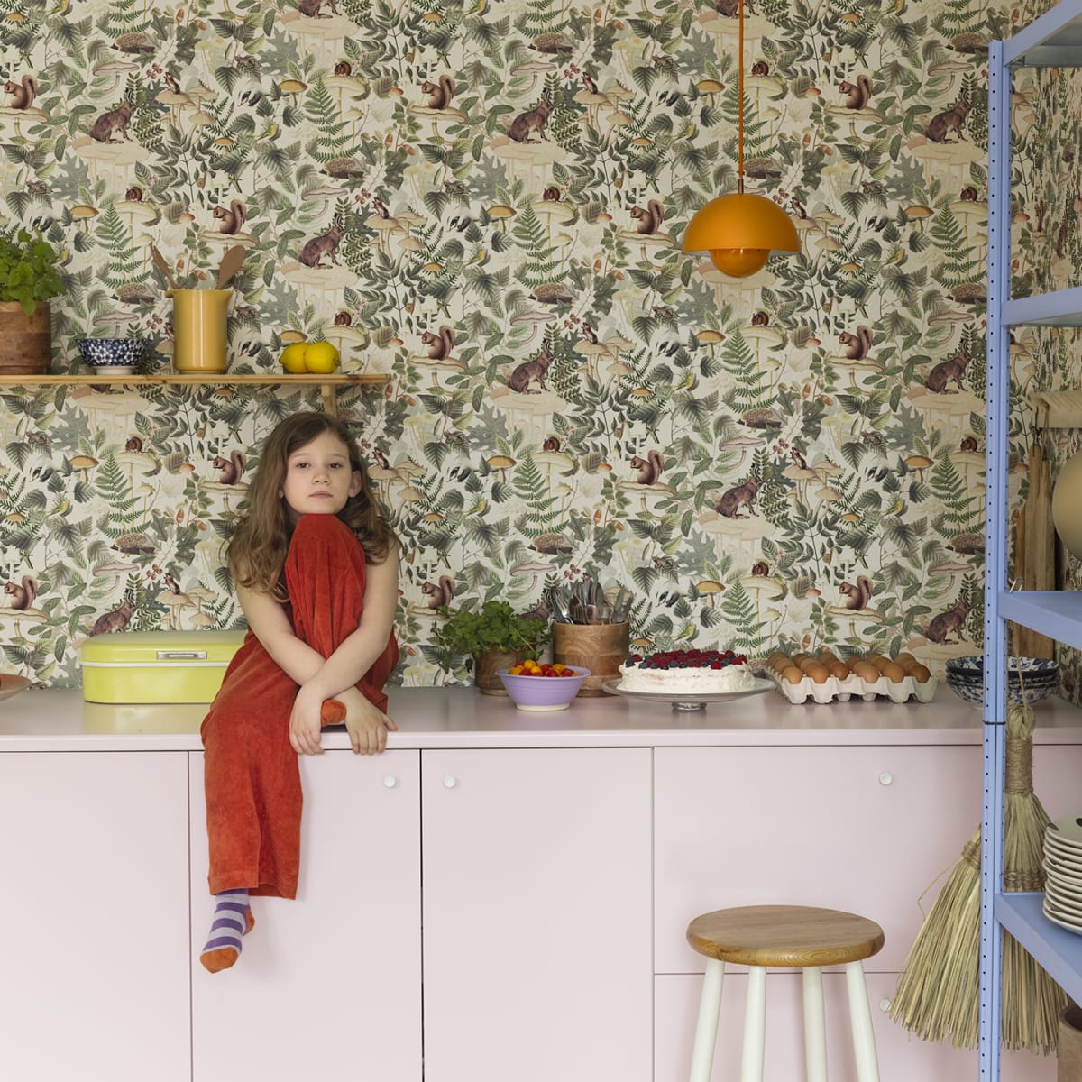 Wildlife Creek Wallpaper - Sand - Rebel Walls - R18001 - Premier Wallcovering