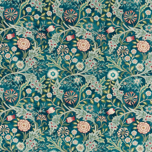 Wilhelmina Fabric - Ivory - Morris & Co - 226603 - Premier Wallcovering