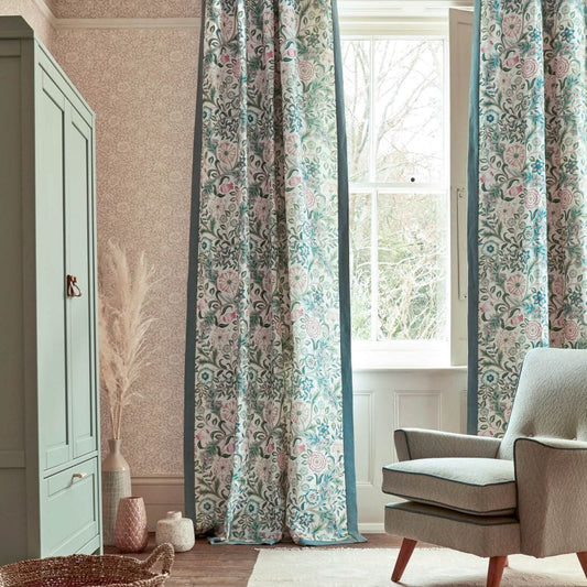 Wilhelmina Fabric - Ivory - Morris & Co - 226603 - Premier Wallcovering