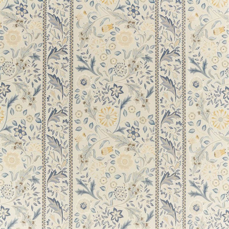 Wilhelmina Weave Fabric - Indigo - Morris & Co - 236850 - Premier Wallcovering