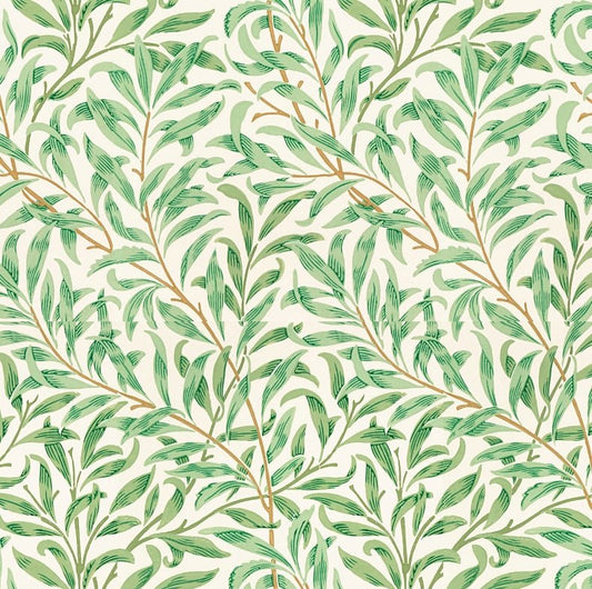 Morris Collections - 1220 - Willow Boughs Wallpaper - Leaf Green - Premier Wallcovering