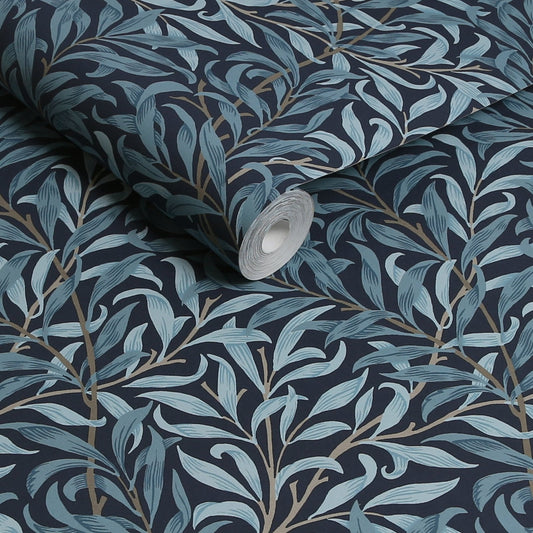 Willow Bough Wallpaper - Deep Blue - 124246 - William Morris AH - Premier Wallcovering
