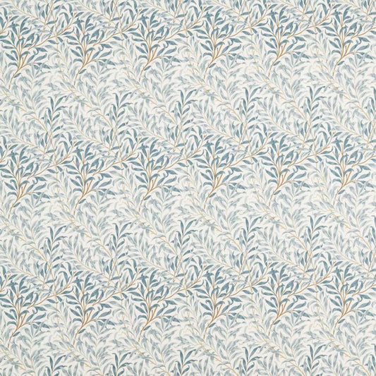 Willow Boughs Wide Width Fabric - Mineral Blue - Morris & Co - 227285 - Premier Wallcovering