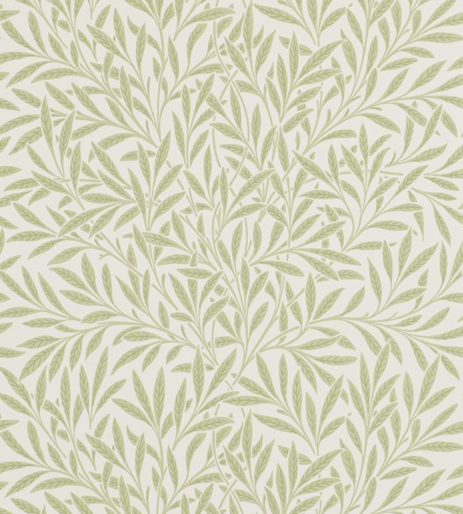 Willow Wallpaper - Olive - 210383 - Morris & Co - Premier Wallcovering