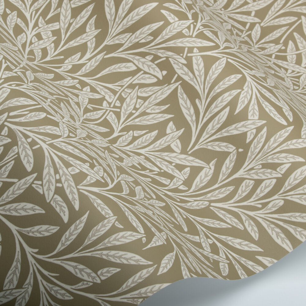Willow Wallpaper - Olive - 217393 - Morris Wallpaper WD - Premier Wallcovering