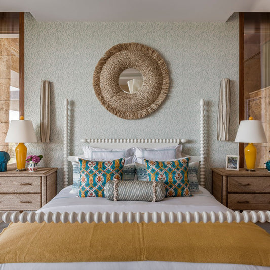 Willow Wallpaper - Aqua - Blithfield - 860-01 - Premier Wallcovering