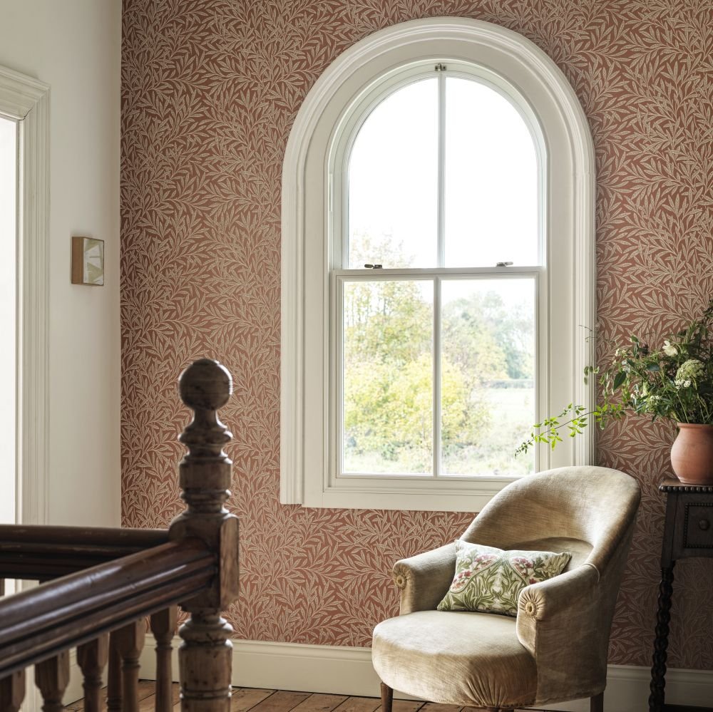 Willow Wallpaper - Russet - 217391 - Morris Wallpaper WD - Premier Wallcovering