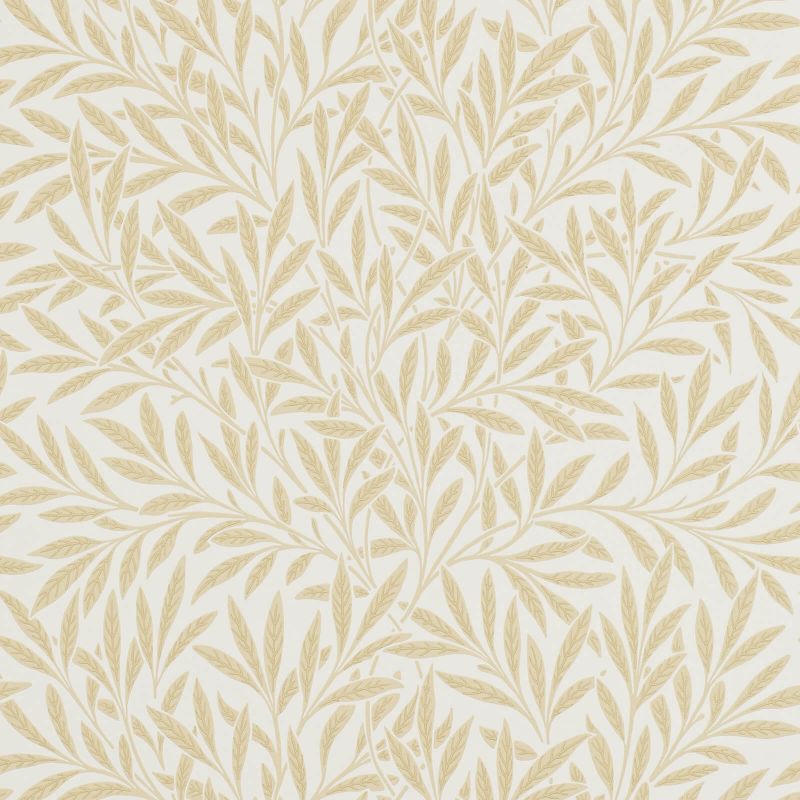 Willow Wallpaper - Buff - 210385 - Morris & Co - Premier Wallcovering