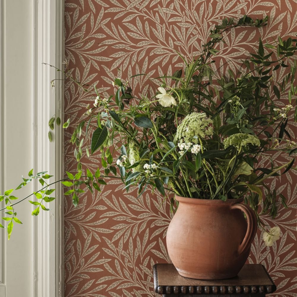 Willow Wallpaper - Russet - 217391 - Morris Wallpaper WD - Premier Wallcovering