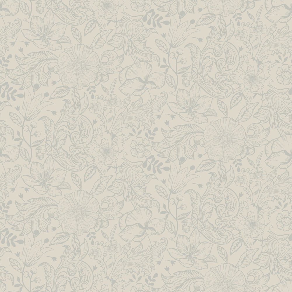 Wilma Wallpaper - Neutral - Midbec - 13125 - Premier Wallcovering
