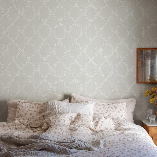 Wilma Wallpaper - Gray - Sandberg - 503-41 - Premier Wallcovering