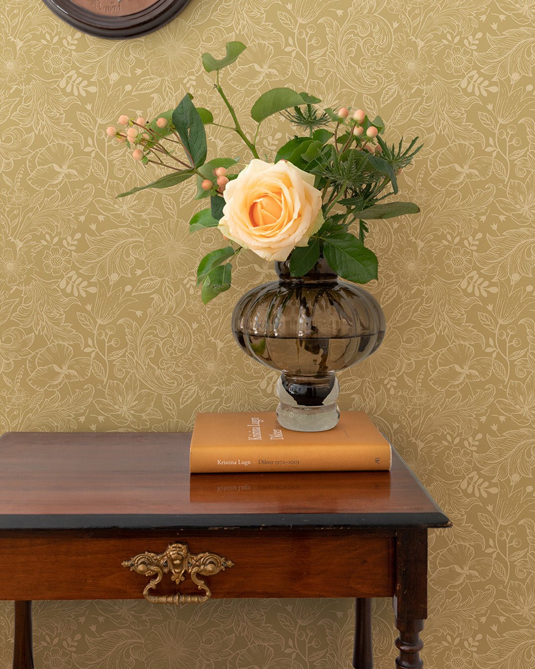 Wilma Wallpaper - Yellow - Midbec - 13127 - Premier Wallcovering