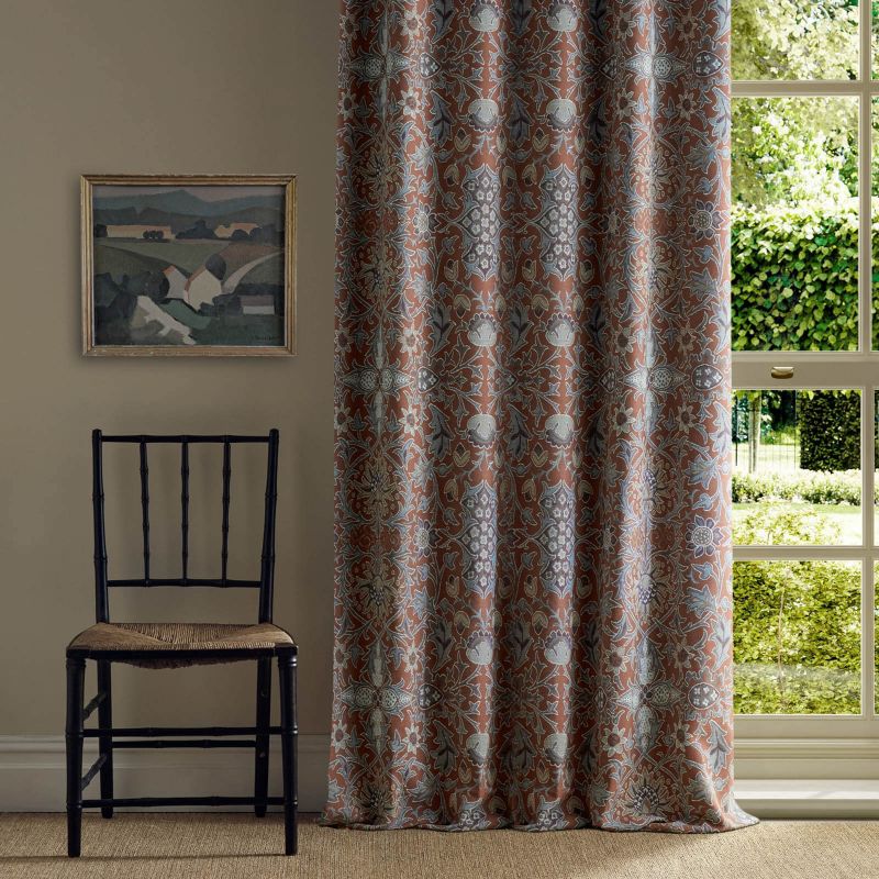 Wilton Weave Fabric - Russet - Morris & Co - 237709 - Premier Wallcovering